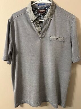 Johnston & Murphy Men's Button-Trim Polo